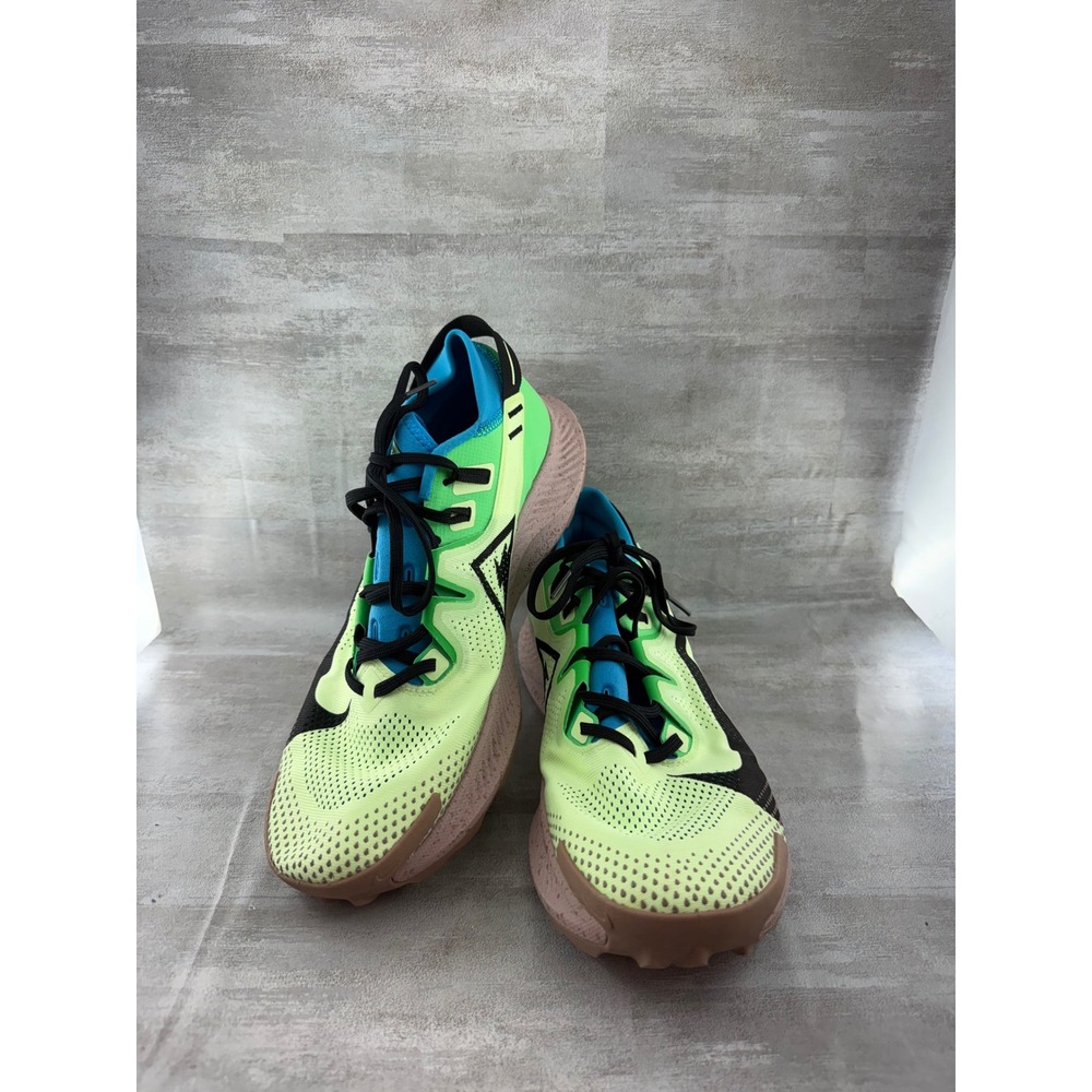 Nike Pegasus Trail 2 Men Running Shoes Barely Volt Black CK4305-700 Size 12